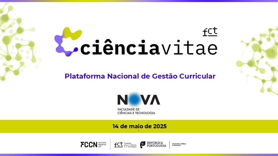 Webinar CIÊNCIAVITAE para a comunidade FCT NOVA