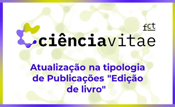 Atualização na tipologia de Publicações "Edição de livro" na plataforma CIÊNCIAVITAE
