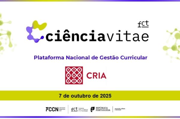 Imagem com os logos do CIÊNCIAVITAE e CRIA